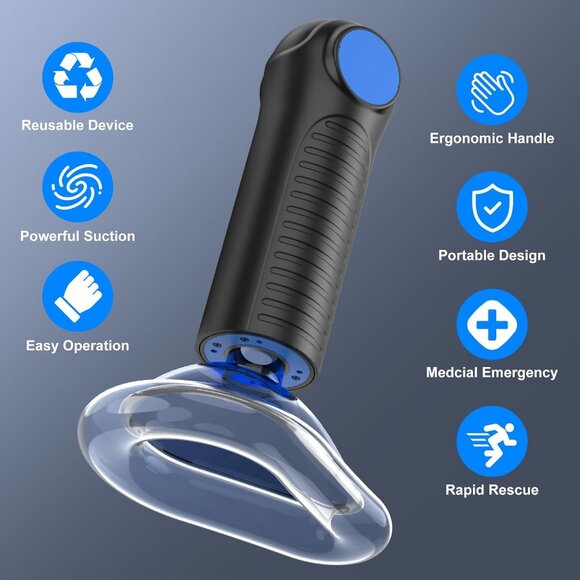 Fitiger 2 Pack First Aid Anti-Choking Pump Equipment Life Saving Kit NEW - Picture 12 of 14